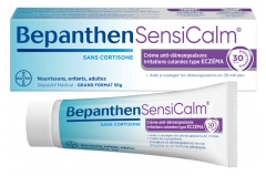 Bepanthen Sensicalm&reg; - Ecz&eacute;ma - 50 g - Soulage l'Ecz&eacute;ma et Les D&eacute;mangeaisons - R&eacute;g&eacute;n&egrave;re la Peau - Sans Cortisone