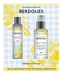 Berdoues Eau de Toilette Mono&iuml; & Tiar&eacute; 30 ml + Brume Paillet&eacute; Corps et Cheveux Mono&iuml; & Tiar&eacute; 100 ml