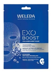 Weleda Exo Boost Collagen Masque en Tissu Gentiane Bleue + Edelweiss 20 ml