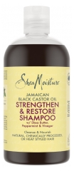 SheaMoisture Jamaican Black Castor Oil Shampoing Fortifiant 384 ML