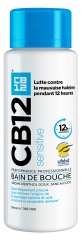 Cb12 Bain de Bouche Sensitive &ndash; Sans Alcool - Dents Sensibles - Protection Scientifiquement Prouv&eacute;e Contre la Mauvaise Haleine Pendant 16 Heures &ndash; Combat la Cause de la Mauvaise Haleine &ndash; Fra&icirc;cheur Longue Dur&eacute;e - Menthe Douce - 250 ml