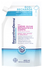 Bepanthen Derma Cr&egrave;me Riche R&eacute;paratrice Corps &Eacute;co-Recharge 400 ml