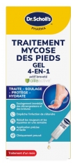 Scholl Traitement Mycose des Pieds Gel 4en1 1 Mois 10 ml