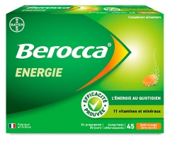 Berocca &Eacute;nergie Orange 45 Comprim&eacute;s Effervescents