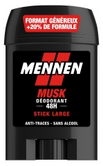 Mennen D&eacute;odorant Stick 48H Anti-Traces Musk 60 ml