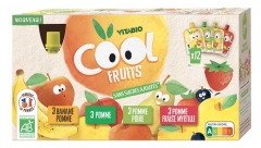Vitabio Cool Fruits Gourdes Multiparfums 4 Recettes Bio 12 x 90 g