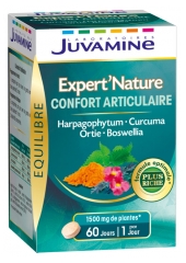 Juvamine Promesses Sant&eacute; Expert'Nature Confort Articulaire Harpagophytum Curcuma Ortie Boswellia 60 Comprim&eacute;s