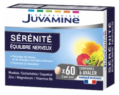 Juvamine S&eacute;r&eacute;nit&eacute; &Eacute;quilibre Nerveux. Relaxation. 60 Comprim&eacute;s