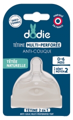 Dodie T&eacute;tine Multi-Perfor&eacute;e Anti-Colique D2 0-6M
