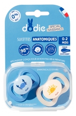 Dodie Sucette Anatomique Duo 0-2Mois Newborn Crabe N2