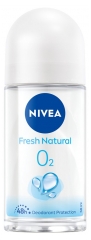 Nivea Fresh Natural O2 Protection 48H D&eacute;odorant Roll-On 50 ml