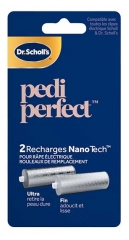 Scholl Pedi Perfect 2 Recharges Rouleaux Nano Tech pour R&acirc;pe &Eacute;lectrique 