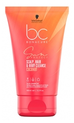 Bonacure Schwarzkopf Sun Protect Gel Lavant Corps Cuir Chevelu et Cheveux 100 ml