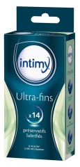 Intimy Ultra-Fins Pr&eacute;servatifs Lubrifi&eacute;s 14 Unit&eacute;s