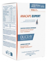 Ducray Anacaps Expert Chute de Cheveux Chronique Cure Compl&egrave;te 3 Mois 90 Caps