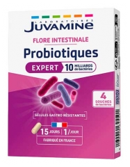 Juvamine Probiotiques Flore Intestinale 15 Jours 15 G&eacute;lules