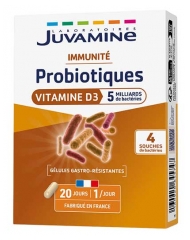 Juvamine Probiotiques Immunit&eacute; 20 Jours 20 G&eacute;lules