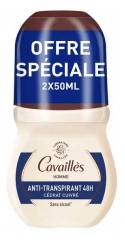 Cavaill&egrave;s Homme Anti-Transpirant 48H Roll-On 2 x 150 ml