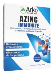 Arkopharma Azinc Immunit&eacute; 1 Mois 30 Comprim&eacute;s