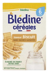 Bl&eacute;dina Bl&eacute;dine C&eacute;r&eacute;ales Saveur Biscuit 6 Mois et + 400 g