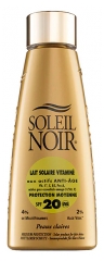 Soleil Noir Lait Solaire Vitamin&eacute; 20 Protection Moyenne
