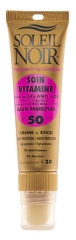 Soleil Noir Combi Soin Vitamin&eacute; Cr&egrave;me SPF50 20 ml & Stick SPF30 2 g