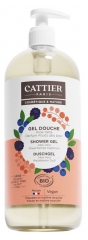 Cattier Gel Douche Sans Sulfate Aloe Vera Parfum Fruits des Bois Bio 1 L