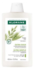 Klorane Extra-Doux - Tous Types de Cheveux Shampoing &agrave; l'Avoine D&egrave;s 3 Ans 400 ml
