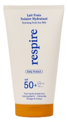 Respire Lait Frais Solaire Hydratant Visage et Corps SPF50+ 150 ml