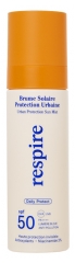 Respire Brume Solaire Protection Urbaine D&egrave;s 3 ans SPF50 75 ml
