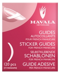 Autocollants pour French Manucure : Set de 120 Guides