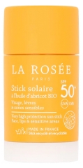 La Ros&eacute;e Stick Solaire Invisible &agrave; l'Huile d'Abricot Bio SPF50+ 40 ml