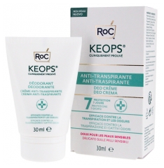 RoC Keops D&eacute;odorant Cr&egrave;me Anti Transpirante 30 ML