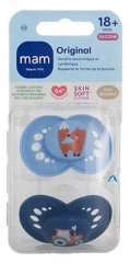 MAM Sucette Original Nature - 18+ Mois - Silicone X2