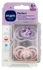 MAM 2 Sucettes Perfect Animaux D&egrave;s 6 Mois