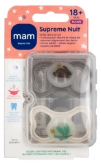 Sucettes MAM Perfect Night 18 mois et plus - Lot de 2
