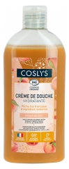 Coslys Cr&egrave;me de Douche Hydratante P&ecirc;che & Ingr&eacute;dients Revaloris&eacute;s Toutes Peaux Bio 250 ml