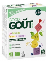 Good Go&ucirc;t D&egrave;s 10 Mois Les Biscuits Formes & Couleurs Bio 80 g