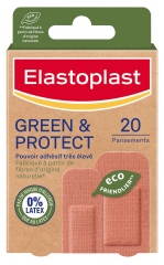 Elastoplast Green & Protect Tissu - 20 Pansements - 2 Formats