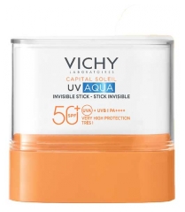 Vichy Capital Soleil UV Aqua Stick Invisible Visage et L&egrave;vres SPF50+ 10 ml