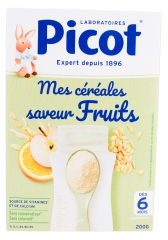 Picot Mes C&eacute;r&eacute;ales D&egrave;s 6 Mois Saveur Fruits 200 g