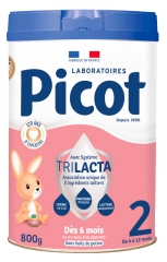 Picot Trilacta Lait de Suite 2&egrave;me &Acirc;ge de 6 &agrave; 12 Mois 800 g