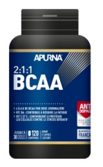 Apurna BCAA 2:1:1 Compl&eacute;ment Alimentaire 120 Comprim&eacute;s