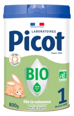 Picot Lait 1er &Acirc;ge de 0 &agrave; 6 Mois Bio 800 g
