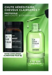 Lazartigue Thicker S&eacute;rum Anti-Chute Cheveux 50 ml + Boost Chute & Croissance 30 G&eacute;lules