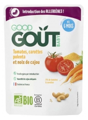 Good Go&ucirc;t D&egrave;s 6 Mois Tomates Carottes Polenta et Noix de Cajou Bio 190 g