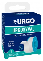 Urgo Urgosyval Sparadrap Tiss&eacute; Blanc 2,5 cm x 5 m