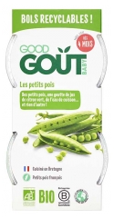Good Go&ucirc;t Les Petits Pois d&egrave;s 4 Mois Bio 2 Pots de 120 g