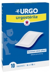 Pansement st&eacute;rile adh&eacute;sif Urgo Urgost&eacute;rile 8 x 10 cm - 10 unit&eacute;s