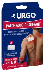 Urgo Patch Auto-Chauffant 8H 4 Unit&eacute;s